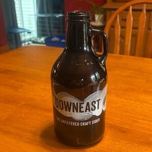DownEast Black Glass Cider Growler